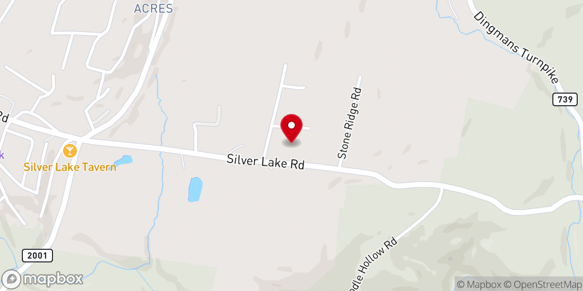 Map showing location of Holy Trinity Lutheran Church
