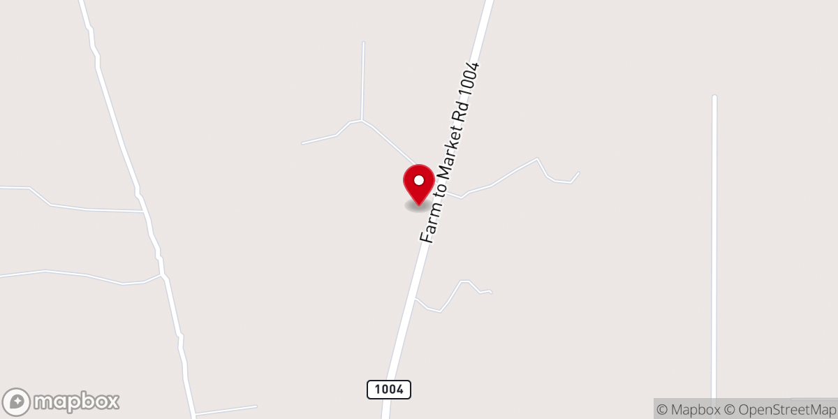 Map showing location of Genesis Baptist Church