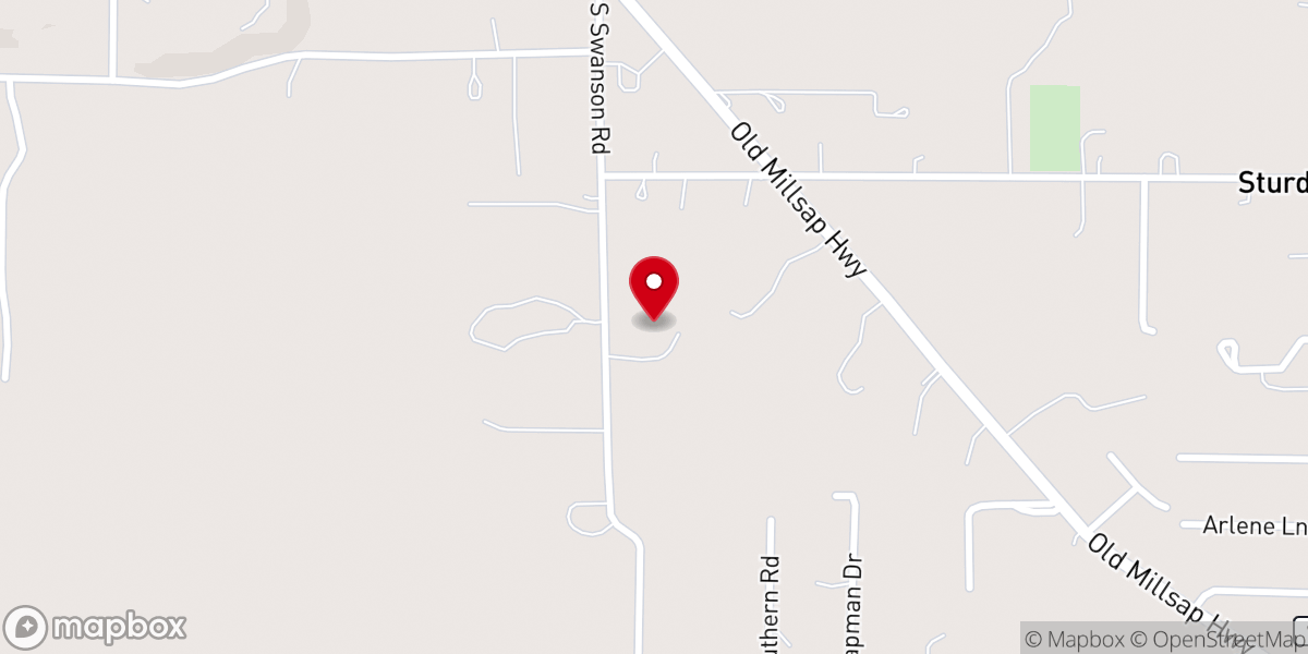 Map showing location of Justin Parish Roping
