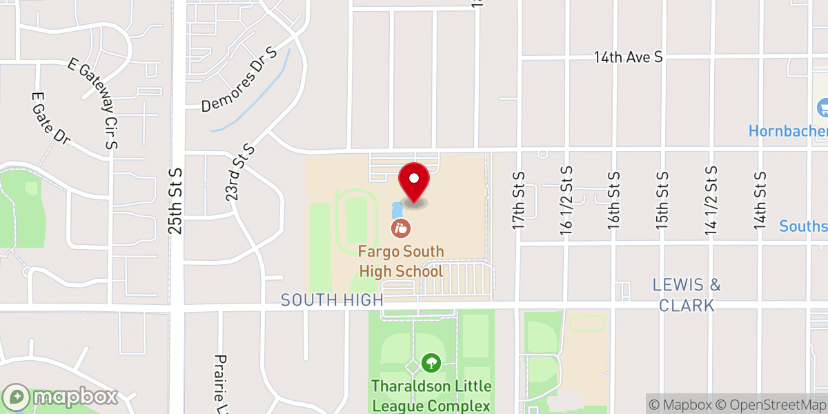 Map showing location of Peace Officer Jail Chaplains Assocation
