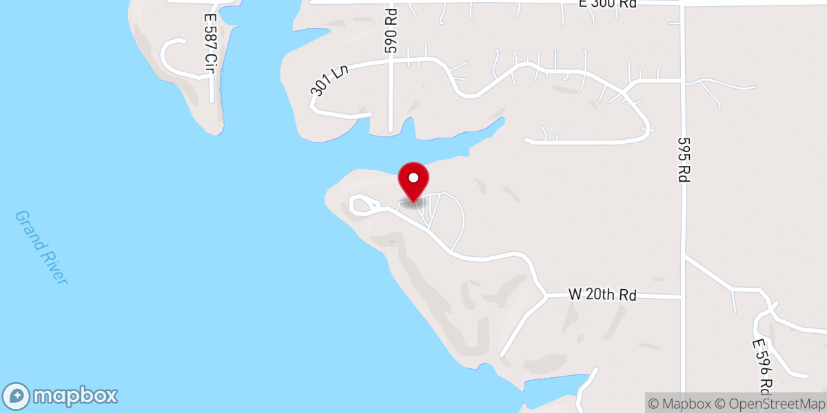 Map showing location of Har-Ber Village Museum