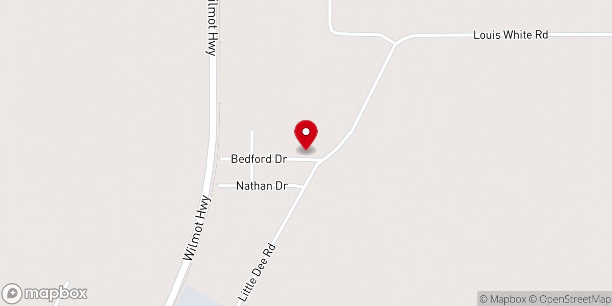 Map showing location of Macedonia Missionary Baptist