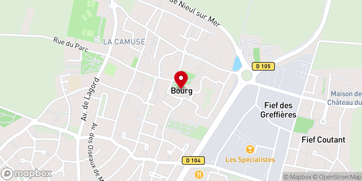 Map showing location of Eglise Notre Dame de l'Assomption