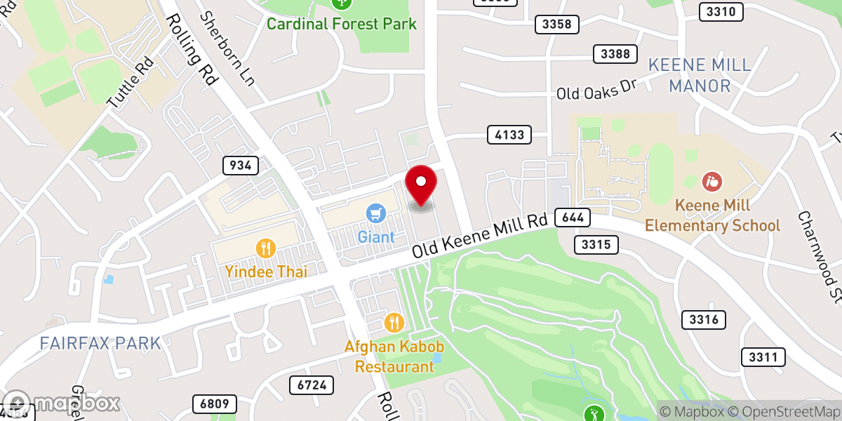 Map showing location of Corpus Christi Anglican Church