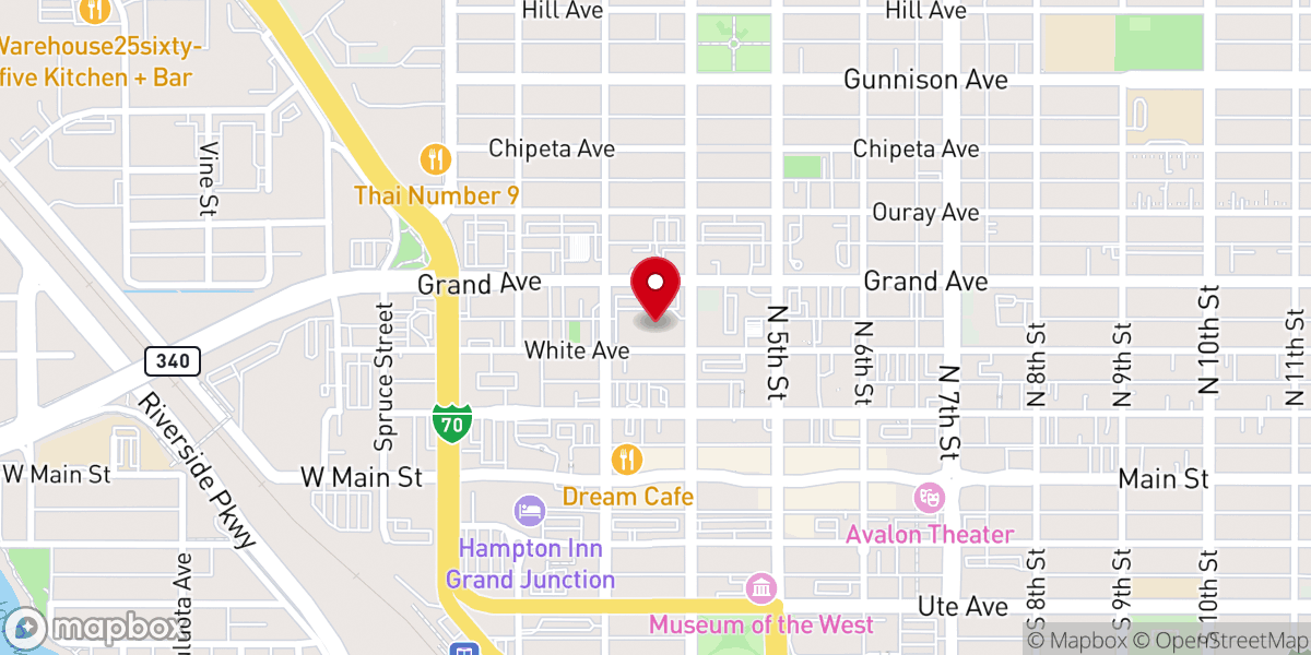 Map showing location of Saint Joseph Catholic Church