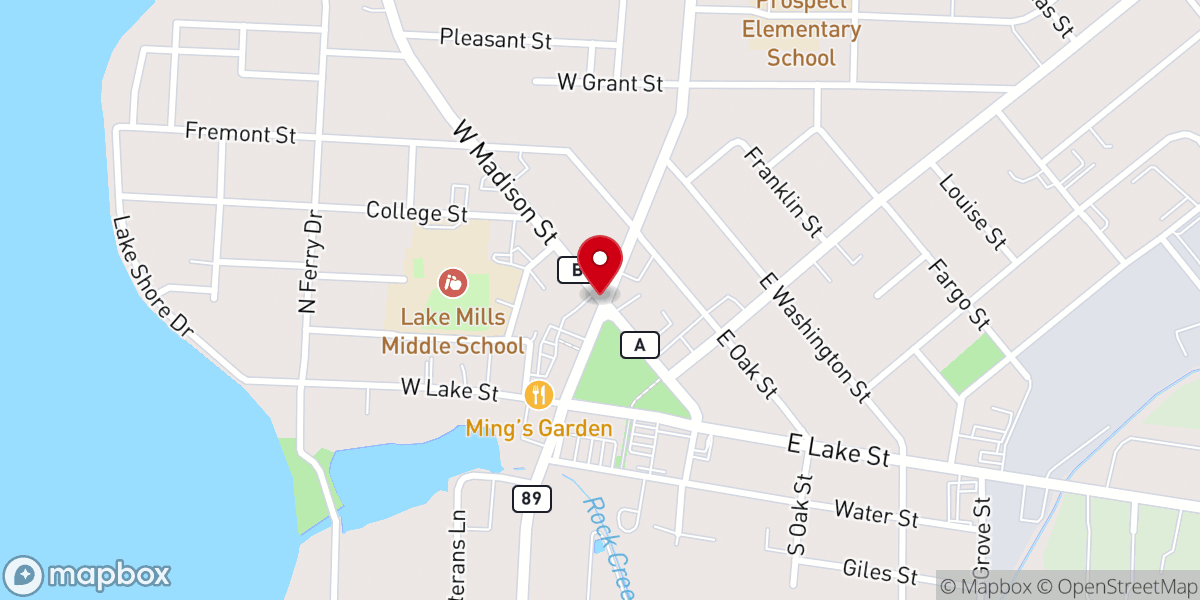 Map showing location of Saint, - John, - Evangelical, - Lutheran, - Church.