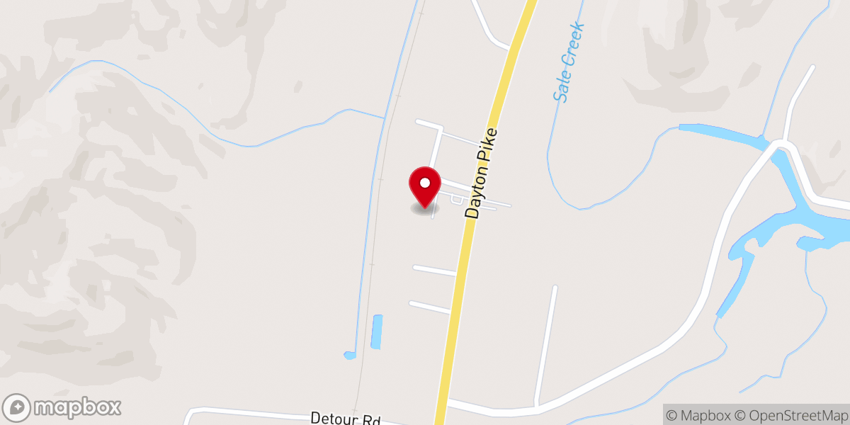 Map showing location of New Beginnings Church