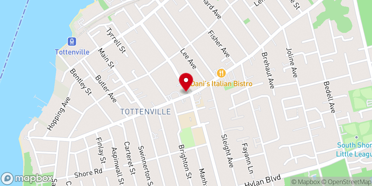 Map showing location of The Grind Coffee Bar