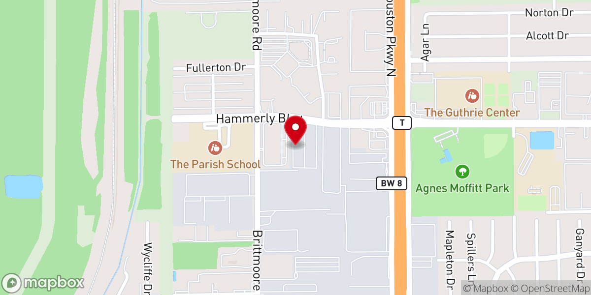 Map showing location of Spring Branch Christian Fellowship