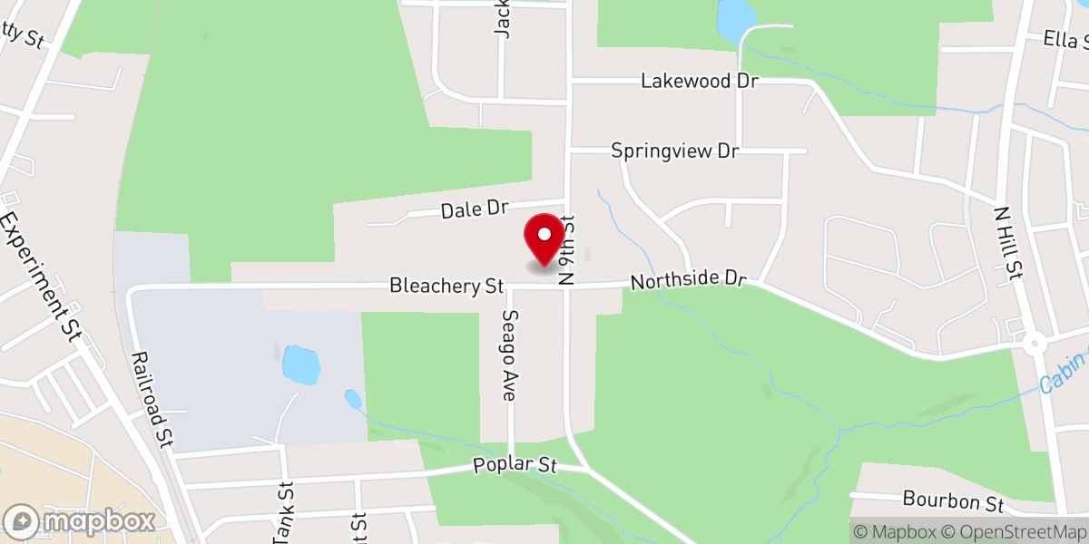 Map showing location of Life Tabernacle & Praise Church