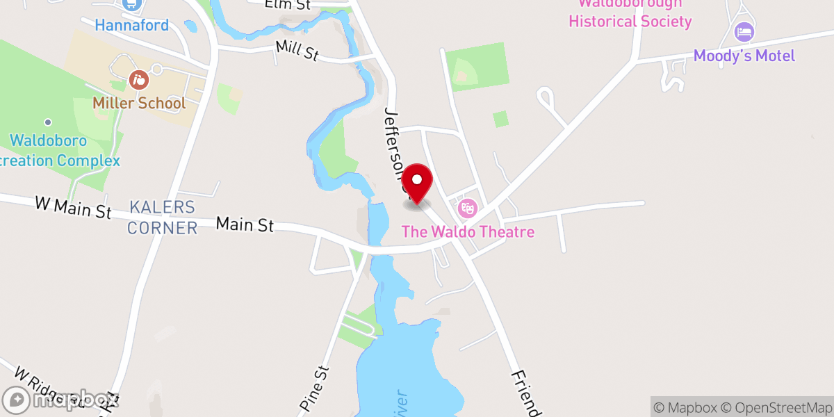 Map showing location of Midcoast Church of God