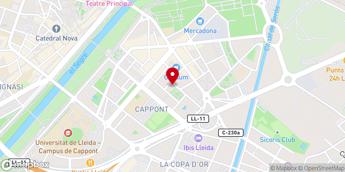 Map showing location of Parroquia de Santa Teresa Jornet