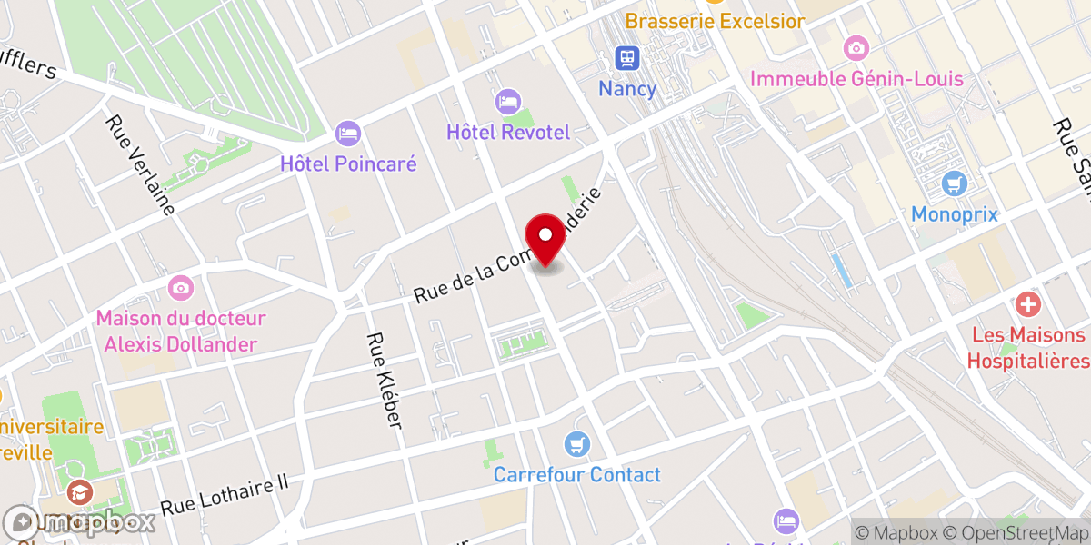 Map showing location of Eglise Lys de la Valee