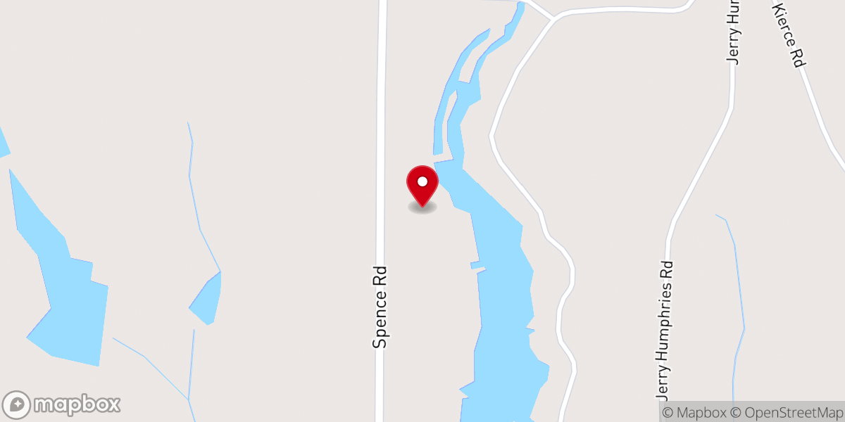 Map showing location of Camp Crosspoint