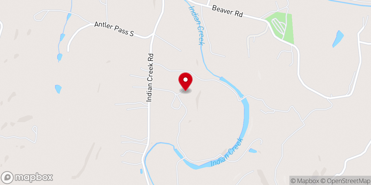 Map showing location of St Peter Upon the Water