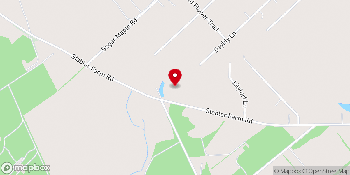 Map showing location of Greater Blessing's Baptist Chur