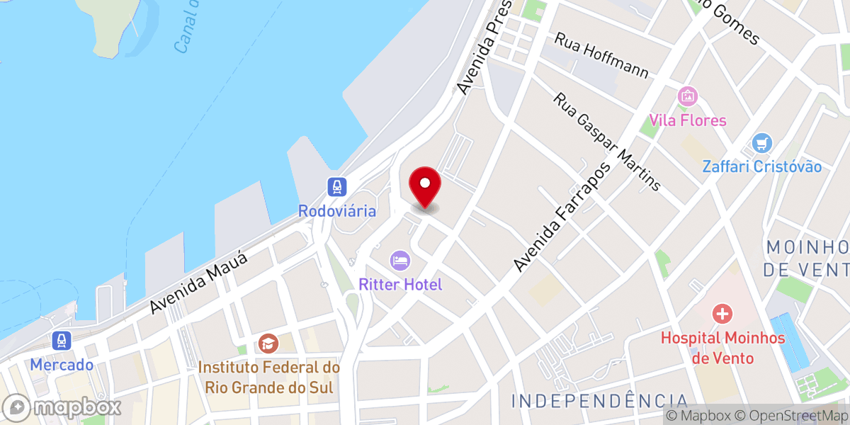 Map showing location of Igreja Pentecostal Deus é Amor - Sede Estadual