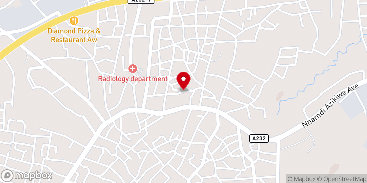 Map showing location of Catholic Diocese of Awka