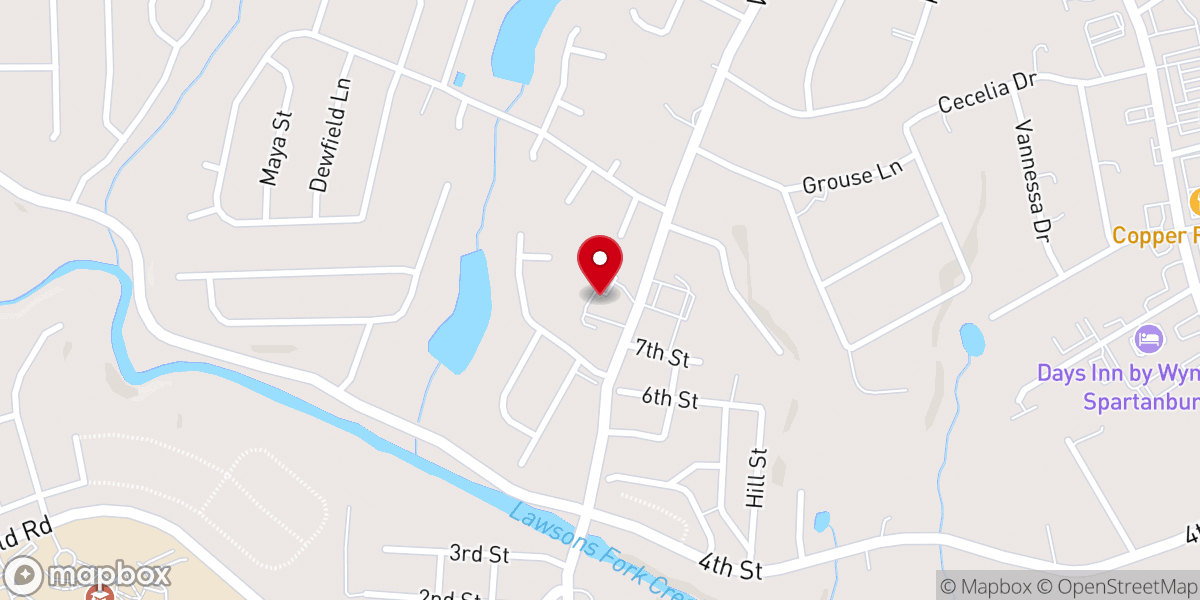 Map showing location of Iglesia Pentecostes Impactando Vidas