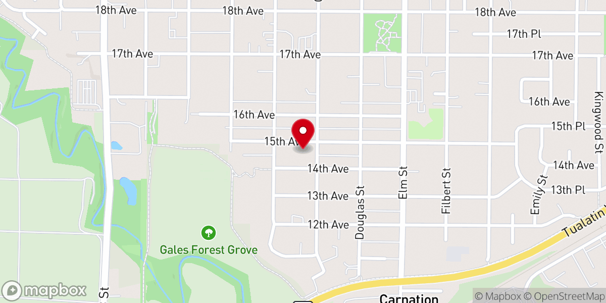 Map showing location of Old Town Chruch