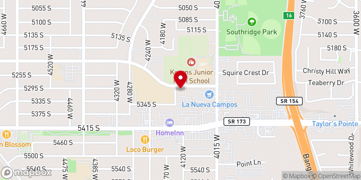Map showing location of Hope Unlimited Church