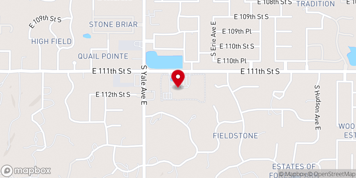Map showing location of St. James Church