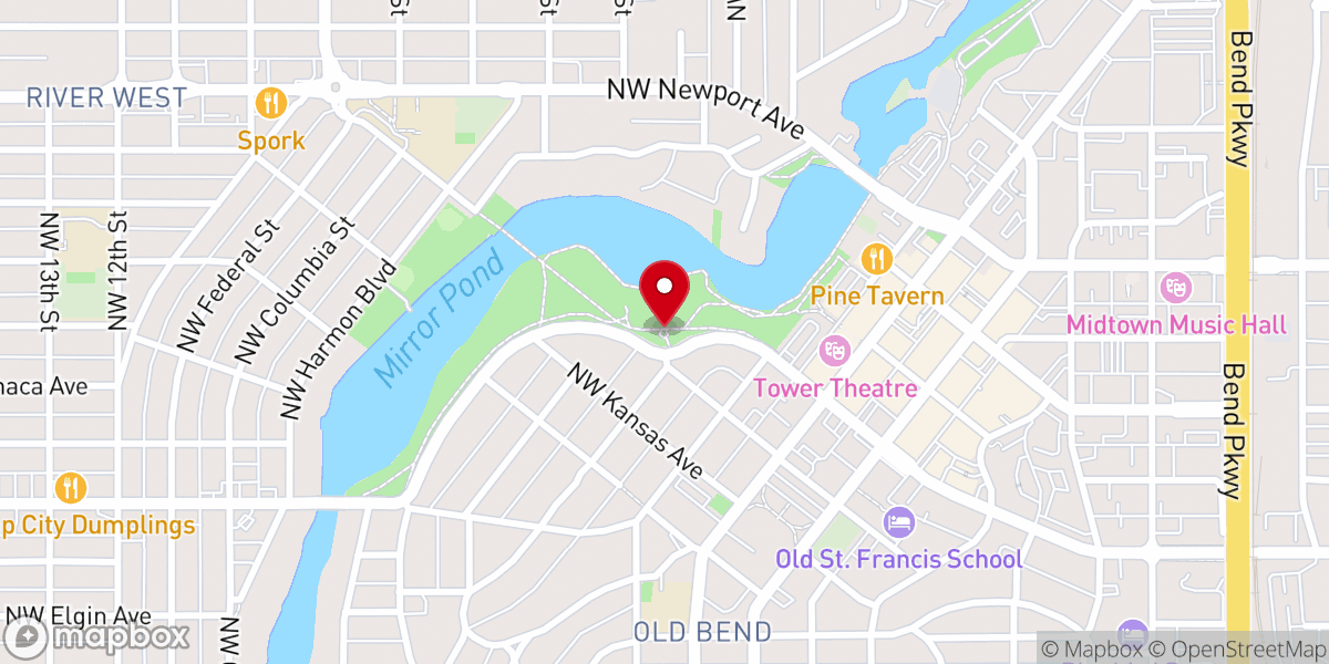 Map showing location of Drake Park