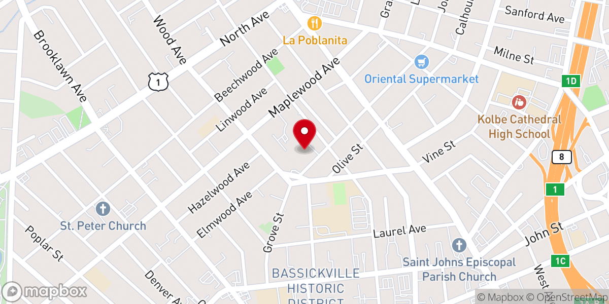 Map showing location of Rendezvous Church