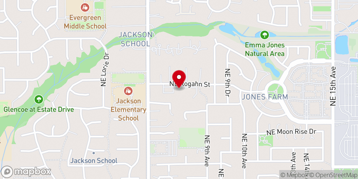 Map showing location of New Creation Church