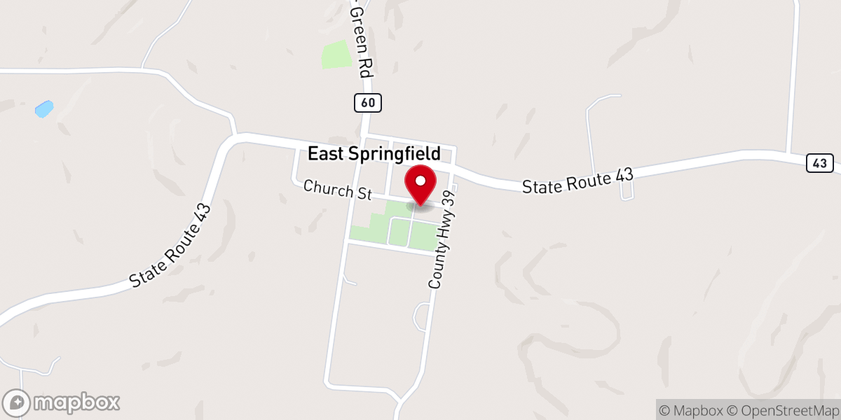 Map showing location of Christ United Methodist Church
