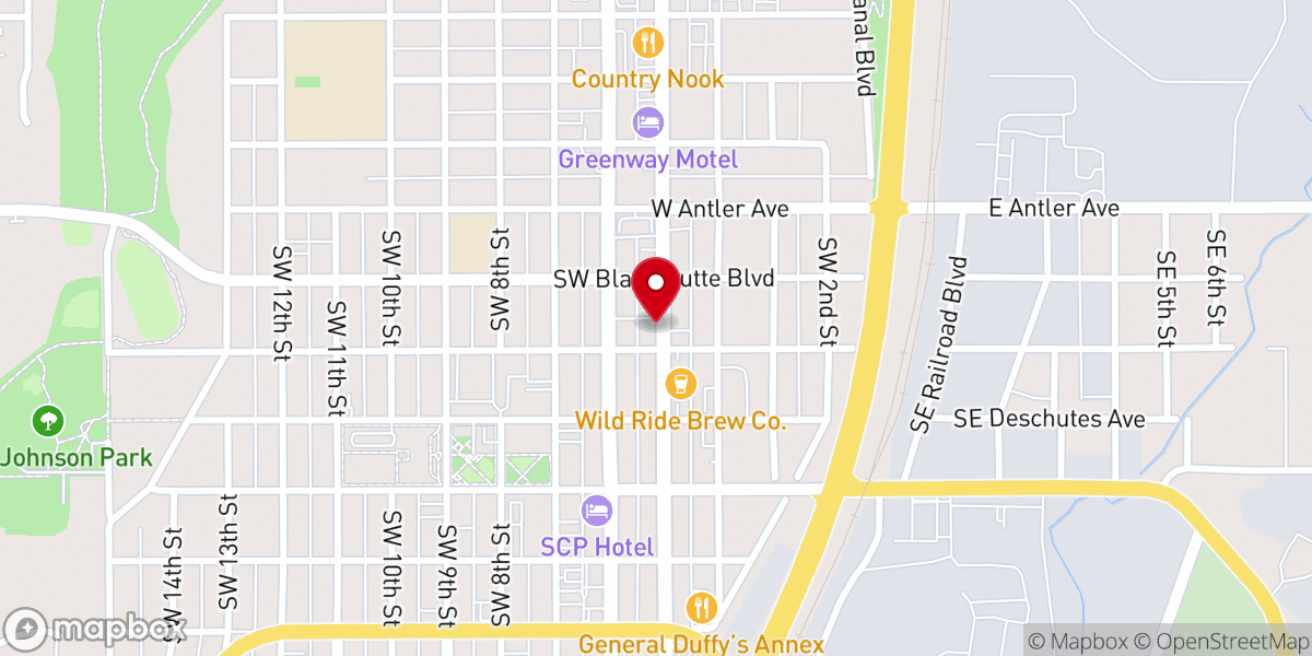 Map showing location of Impact Faith Church