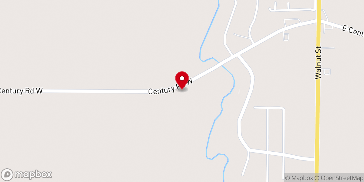 Map showing location of Kinchafoonee Baptist Church
