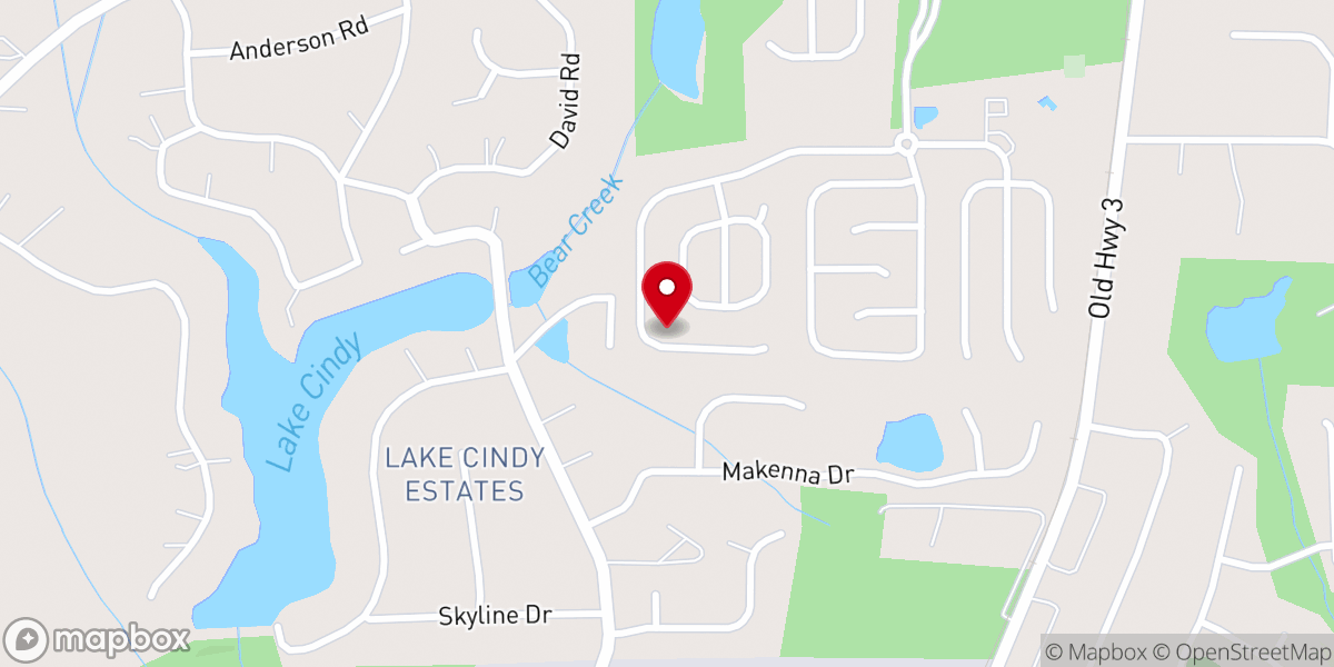 Map showing location of Solid Rock Foundation Church