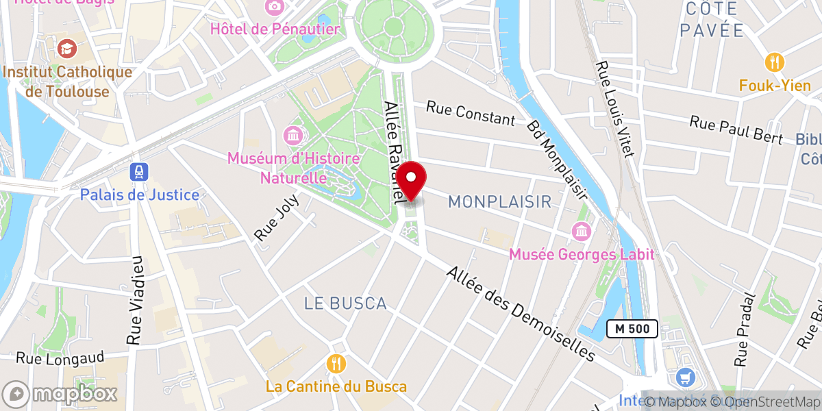 Map showing location of Monument à la gloire de la Résistance