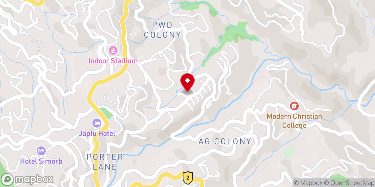 Map showing location of Immanuel Baptist Church