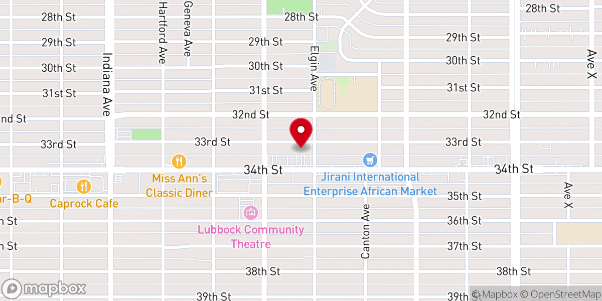 Map showing location of Forrest Heights United Methodist Church