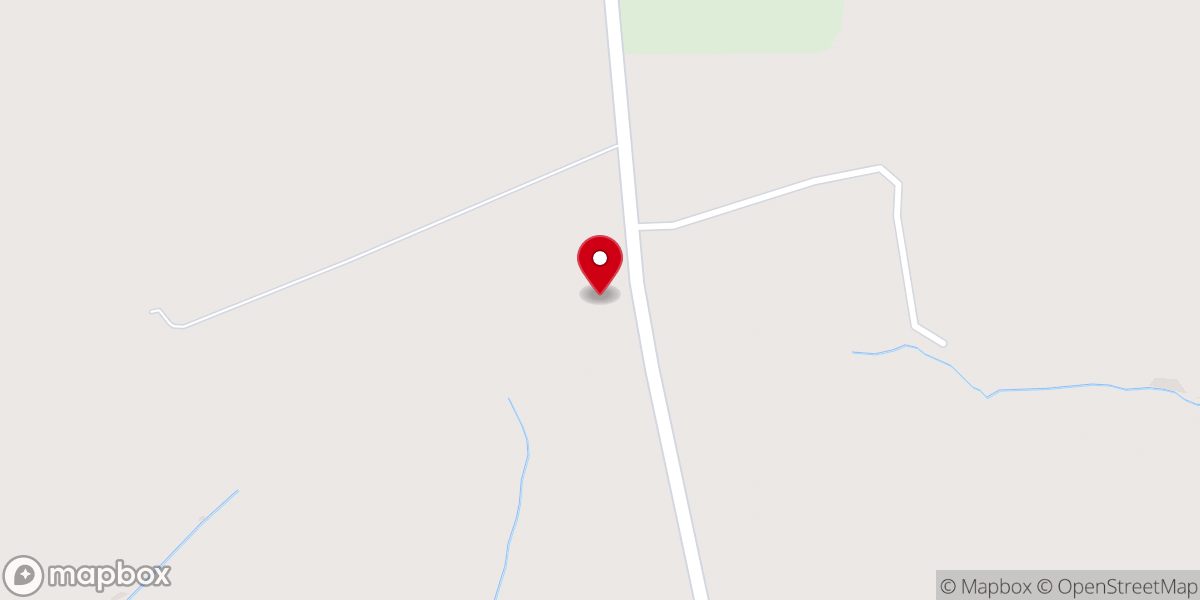 Map showing location of Berning Homestead