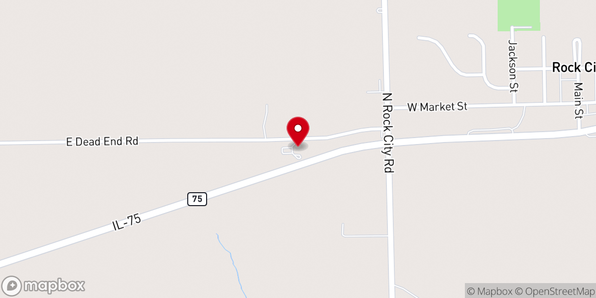Map showing location of Indian Grove Country Church