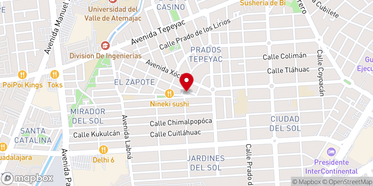 Map showing location of PARROQUIA DE SAN ISIDRO LABRADOR
