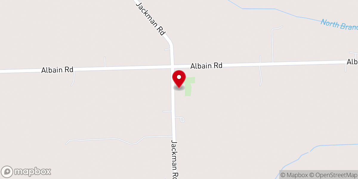 Map showing location of Immanuel Lutheran Church