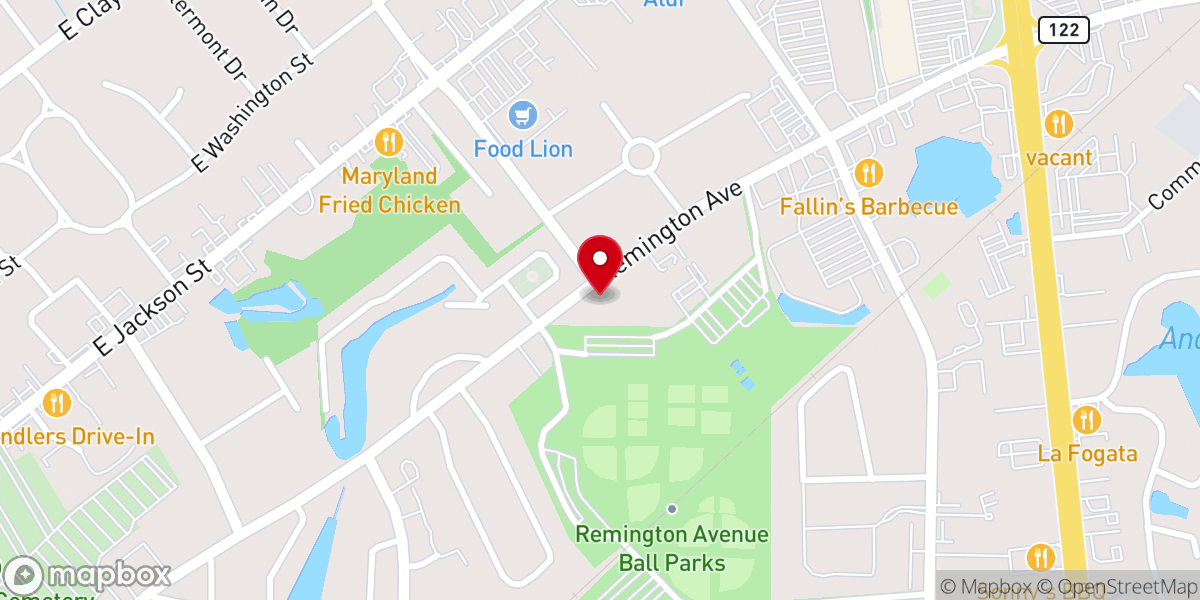 Map showing location of TCN (Thomasville First Church of the Nazarene)