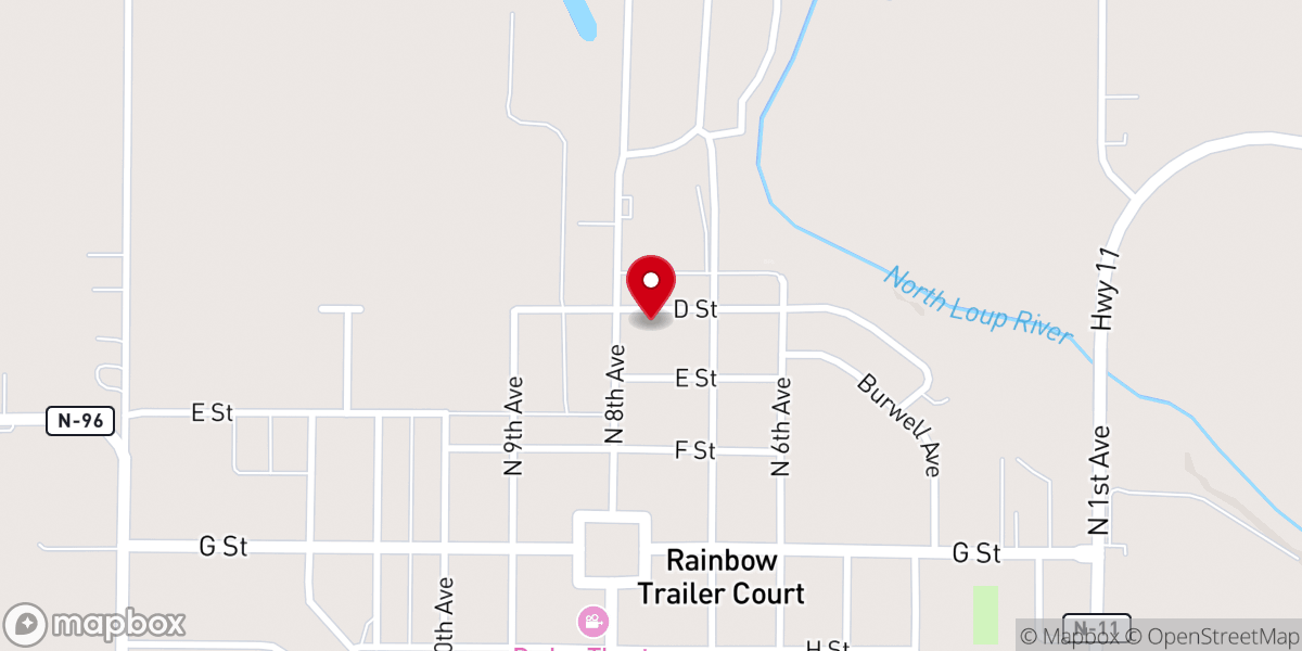 Map showing location of St. Paul and St. John's Church Pastor's Office