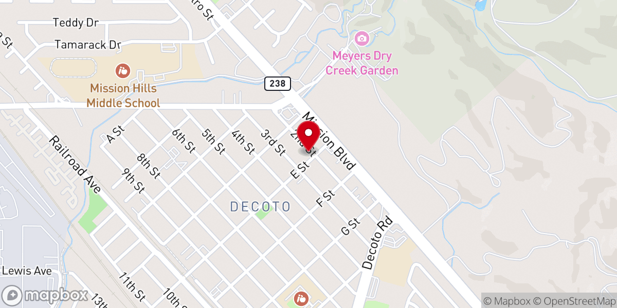 Map showing location of UC Pentecostals