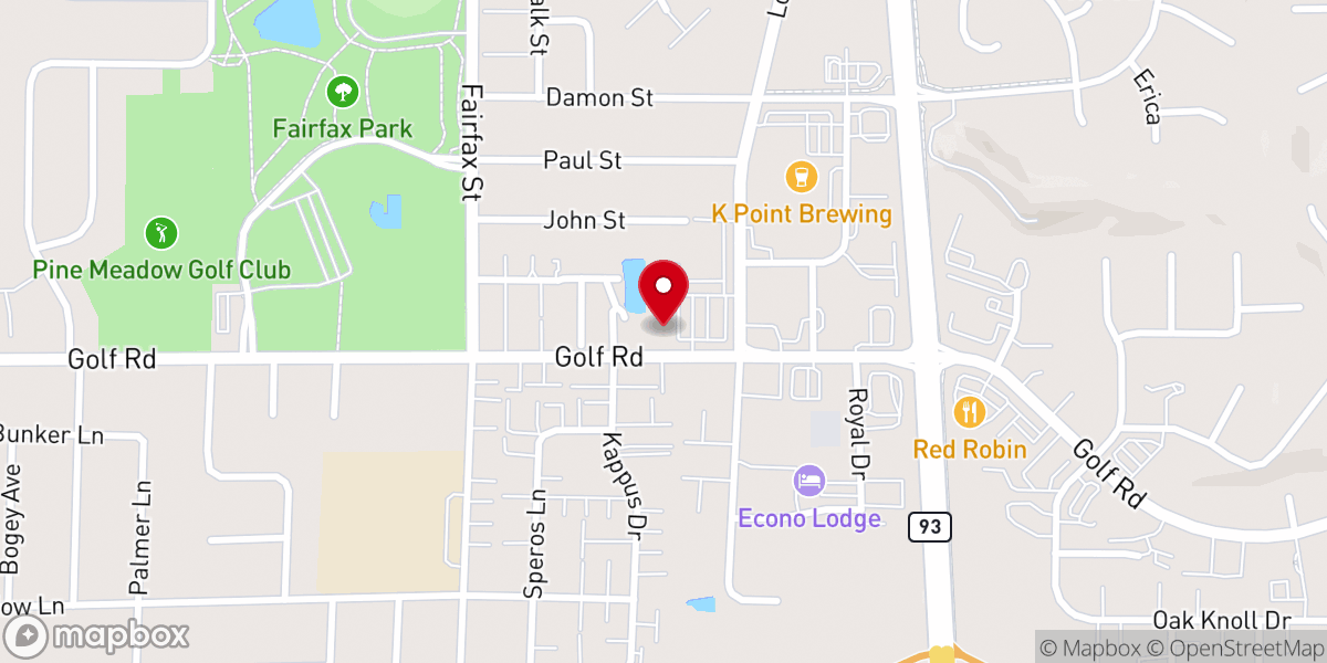 Map showing location of PROVIDENCE BAPTIST CHURCH