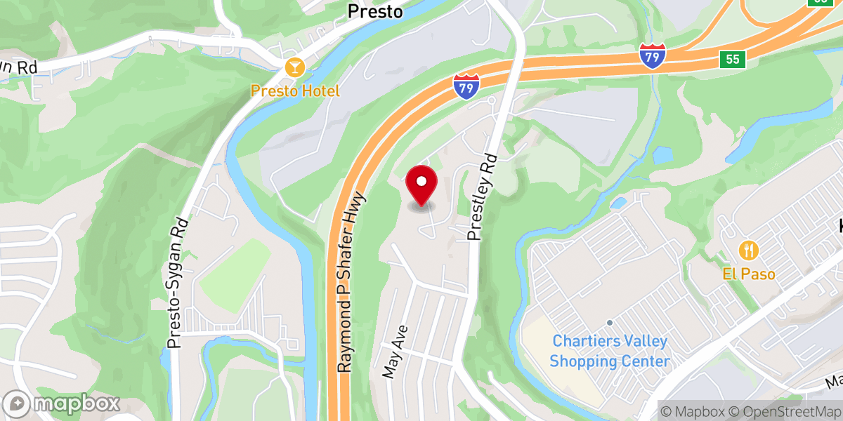 Map showing location of New Life Fellowship Church