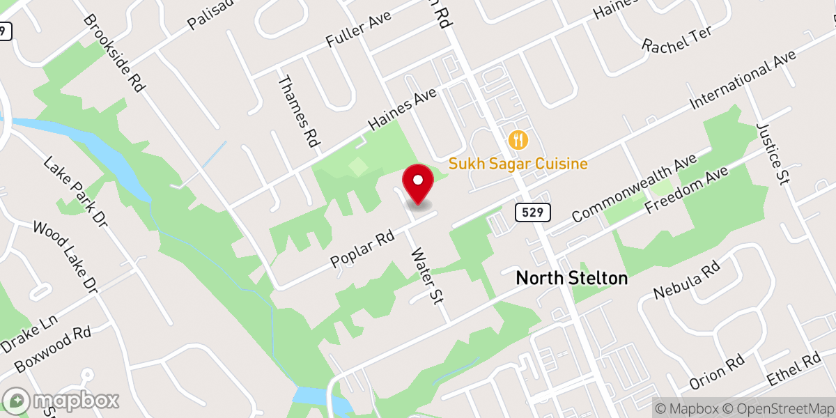 Map showing location of Ball M L