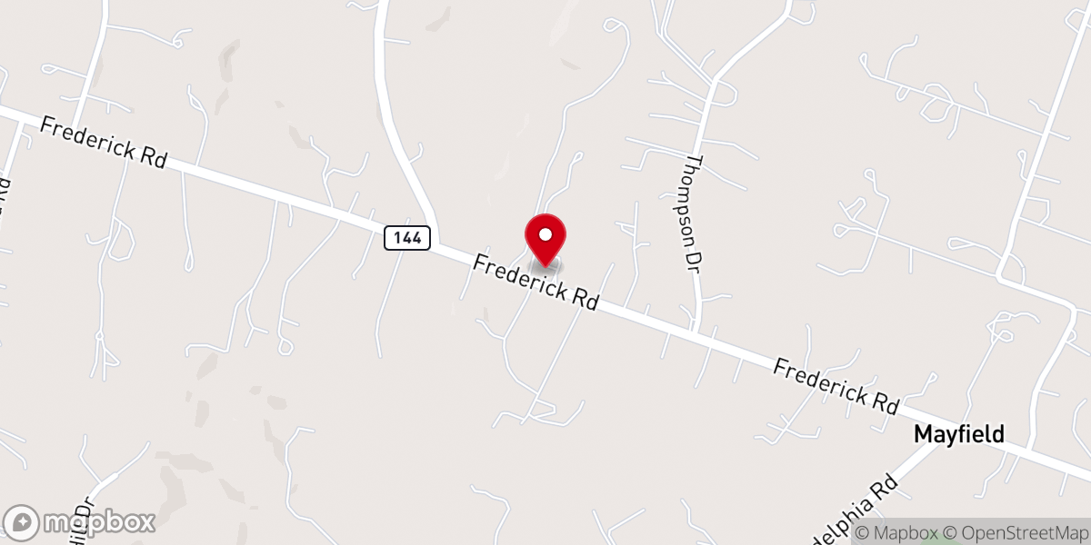 Map showing location of First Macedonia Baptist Church