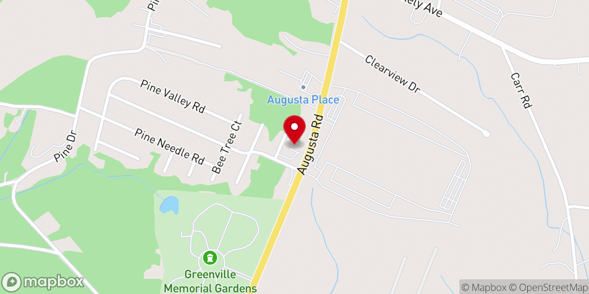 Map showing location of The Potter's House Christian Fellowship