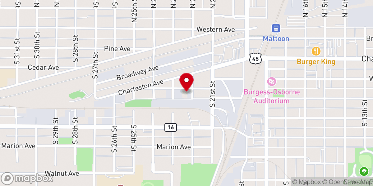 Map showing location of Freedom Life Ministries