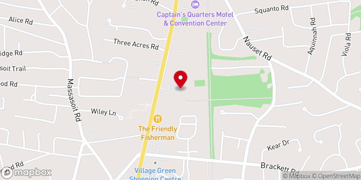 Map showing location of Eastham Chamber of Commerce